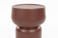 Bijzettafel Eline MGO Terracotta Ø30x36 cm-Bijzettafels-White Label Living