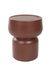 Bijzettafel Eline MGO Terracotta Ø30x36 cm-Bijzettafels-White Label Living
