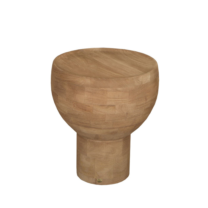 Bijzettafel Erno Mangohout Beige-Bijzettafels-PTMD