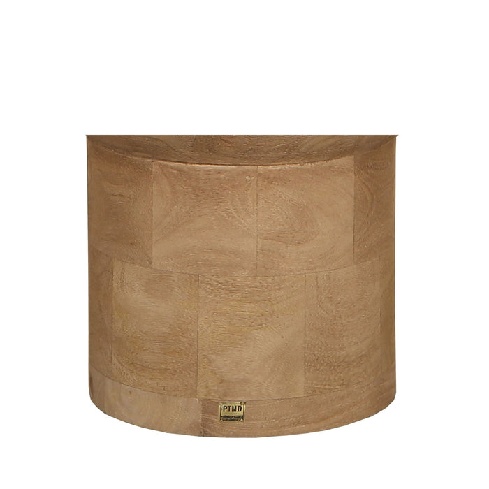 Bijzettafel Erno Mangohout Beige-Bijzettafels-PTMD