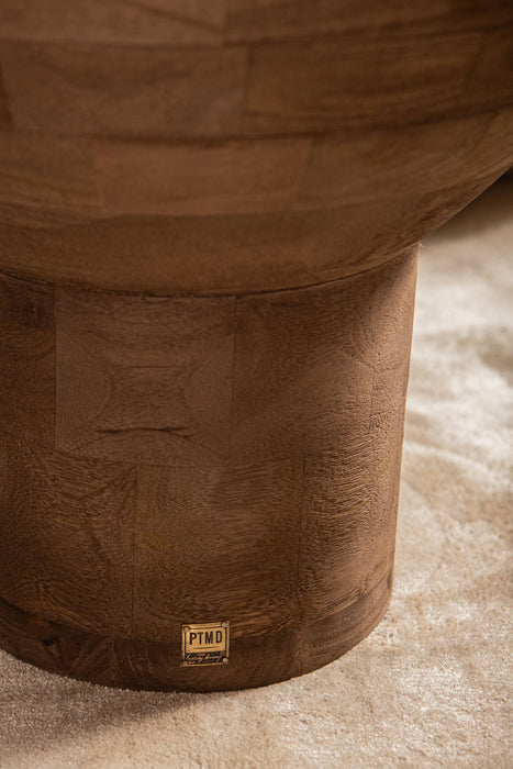 Bijzettafel Erno Mangohout Beige-Bijzettafels-PTMD