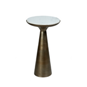 Bijzettafel Essy Klein Wit marmer 38 cm 38x38x63 cm-Bijzettafels-Starfurn