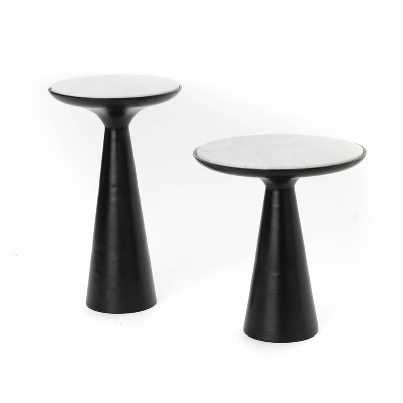 Bijzettafel Essy Zwart 38 cm 38x38x63 cm-Bijzettafels-Starfurn