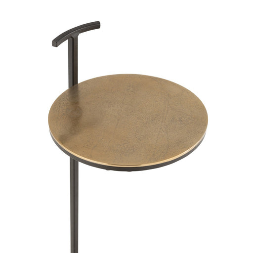 Bijzettafel Goud Aluminium 25 cm 25x25.5x65.5 cm-Bijzettafels-J-Line