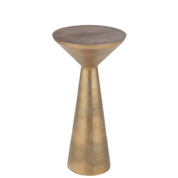 Bijzettafel Goud Aluminium 33 cm-Bijzettafels-J-Line