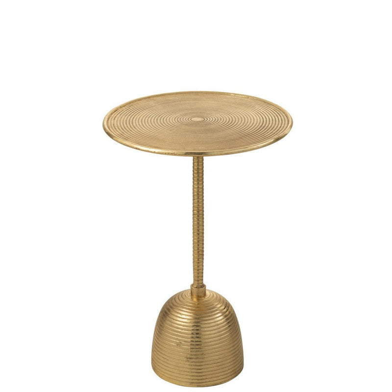 Bijzettafel Goud Aluminium 39 cm 39x39x57 cm-Bijzettafels-J-Line