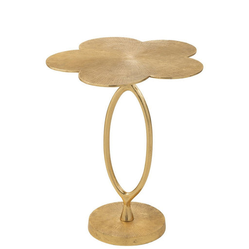 Bijzettafel Goud Aluminium 47 cm 47x47x61 cm-Bijzettafels-J-Line