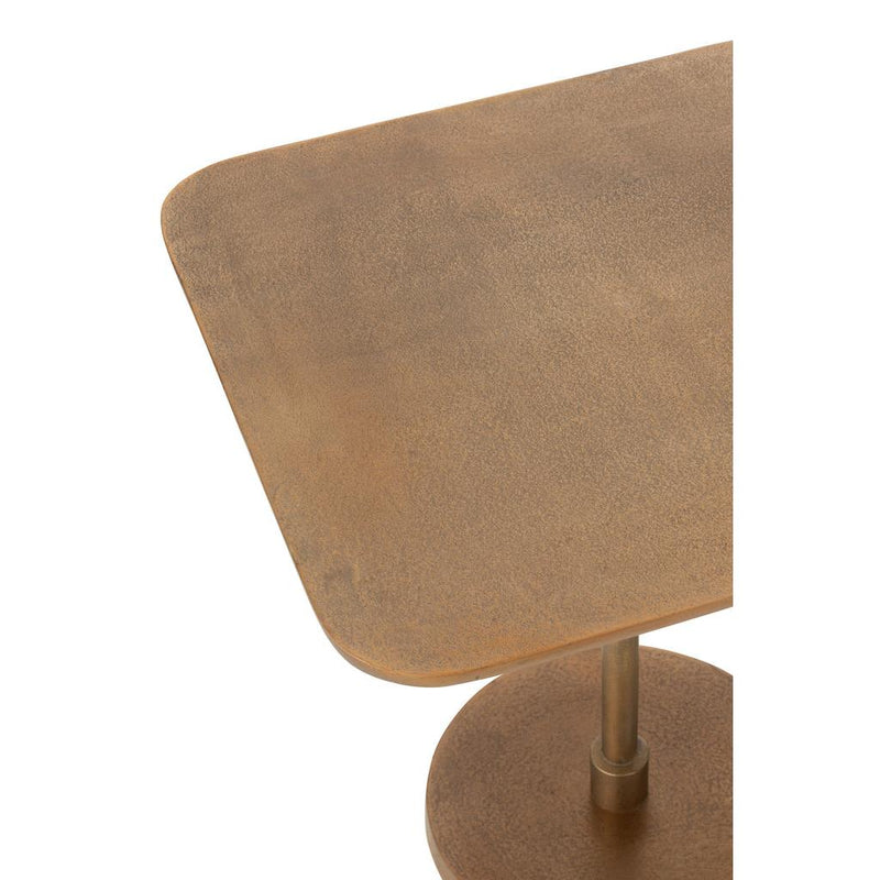 Bijzettafel Goud Aluminium 50 cm 50x50x50 cm-Bijzettafels-J-Line