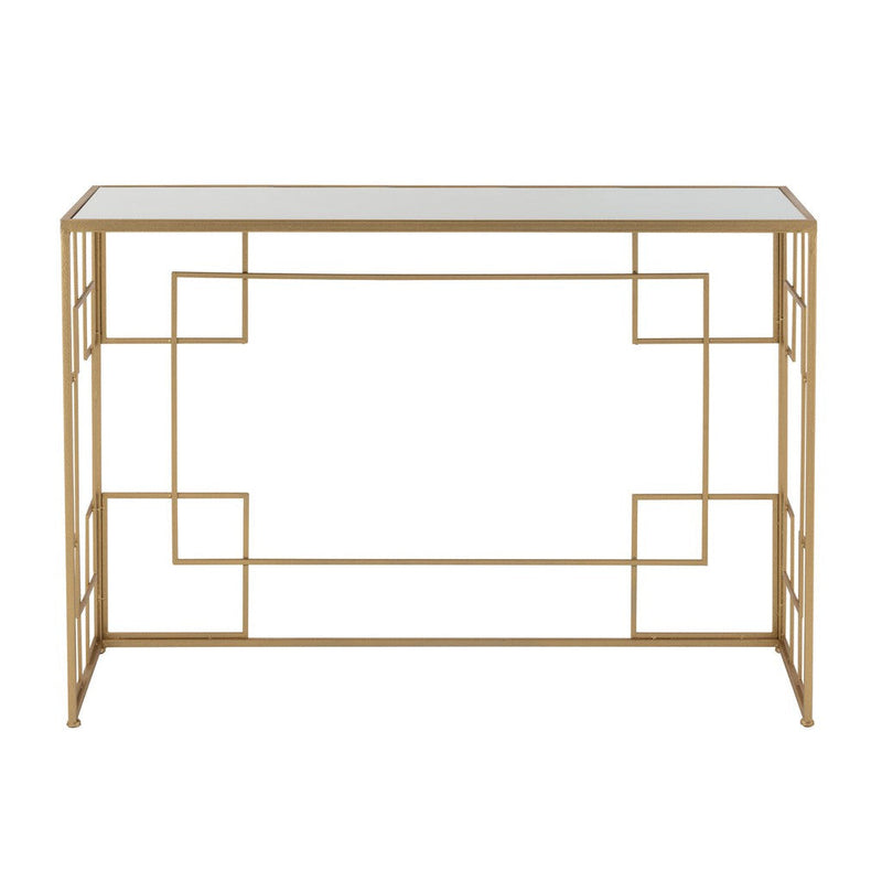 Bijzettafel Goud Glas 40x120 cm-Bijzettafels-J-Line