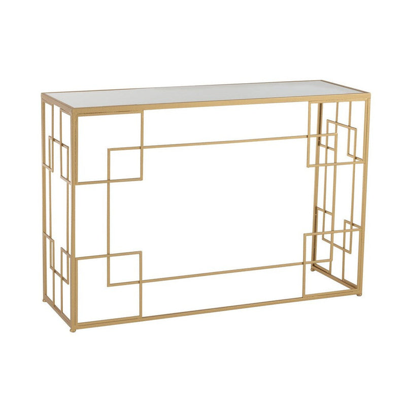 Bijzettafel Goud Glas 40x120 cm-Bijzettafels-J-Line