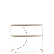 Bijzettafel Goud Ijzer 36x122 cm-Bijzettafels-J-Line