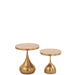 Bijzettafel Goud ijzer 45 cm 45x45x50 cm-Bijzettafels-J-Line