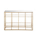 Bijzettafel Goud Mirror 40x120 cm-Bijzettafels-J-Line