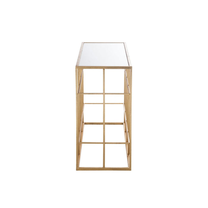 Bijzettafel Goud Mirror 40x120 cm-Bijzettafels-J-Line