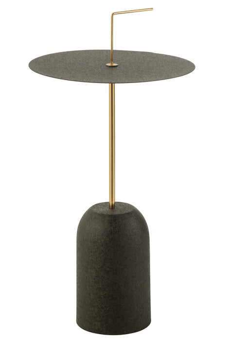 Bijzettafel Goud ijzer 30 cm ijzer 30x30x68 cm 46085-Bijzettafels-J-Line