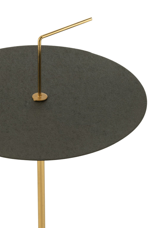 Bijzettafel Goud ijzer 30 cm ijzer 30x30x68 cm 46085-Bijzettafels-J-Line