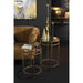 Bijzettafel Goud ijzer 43 cm 43x43x66 cm-Spiegels-J-Line