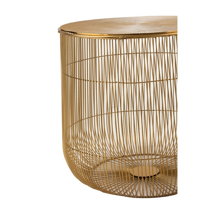 Bijzettafel Goud ijzer 47 cm 47x47x46.5 cm-Opbergdozen en manden-J-Line
