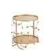 Bijzettafel Goud ijzer S 45 cm 45x45x49.5 cm-Bijzettafels-J-Line