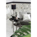 Bijzettafel Grijs Aluminium Rond 52 cm 52x52x58 cm-Bijzettafels-J-Line