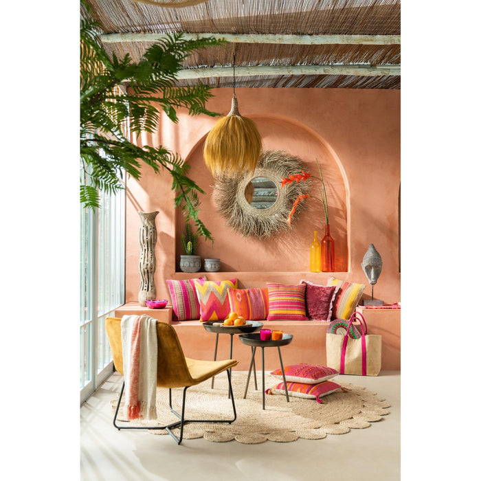Bijzettafel Grijs Aluminium Rond 52 cm 52x52x58 cm-Bijzettafels-J-Line