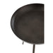 Bijzettafel Grijs Aluminium Rond 52 cm 52x52x58 cm-Bijzettafels-J-Line