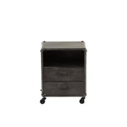 Bijzettafel Grijs Ijzer 36 cm 35.5x45x57 cm-Ladenkasten-J-Line