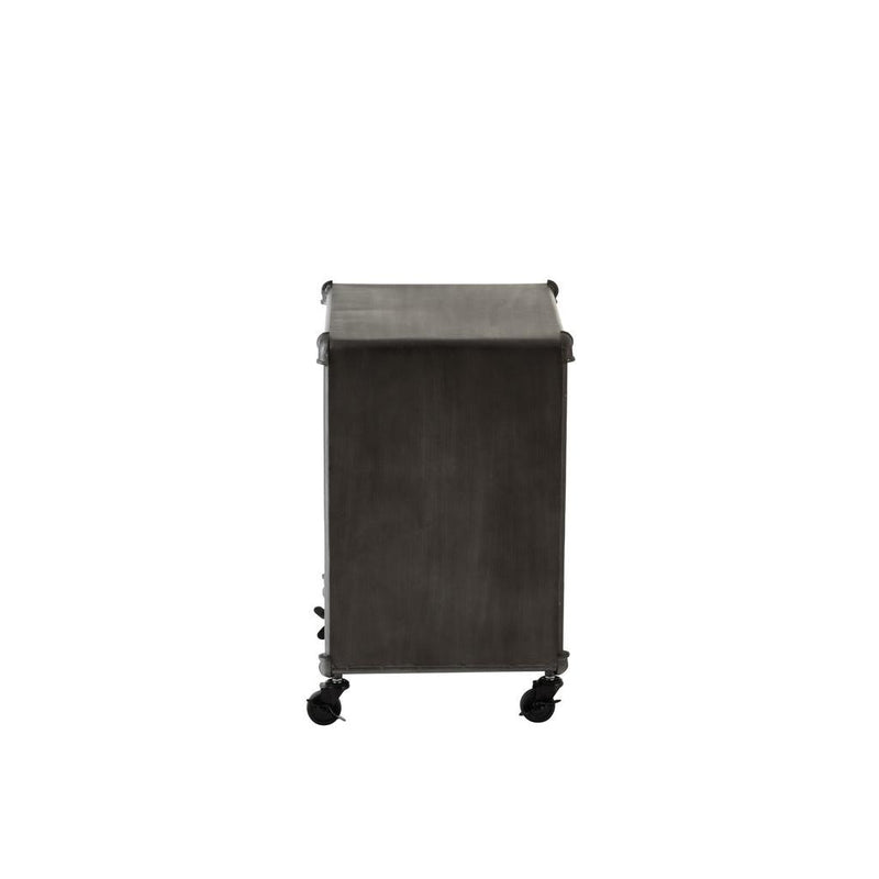Bijzettafel Grijs Ijzer 36 cm 35.5x45x57 cm-Ladenkasten-J-Line
