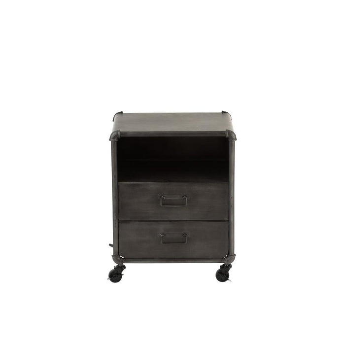 Bijzettafel Grijs Ijzer 36 cm-Bijzettafels-J-Line