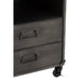 Bijzettafel Grijs Ijzer 36 cm-Bijzettafels-J-Line