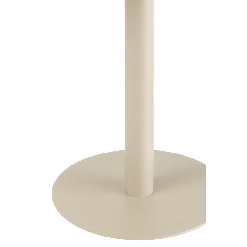 Bijzettafel Grijs Ijzer Rond 50 cm 50x50x40 cm-Bijzettafels-J-Line