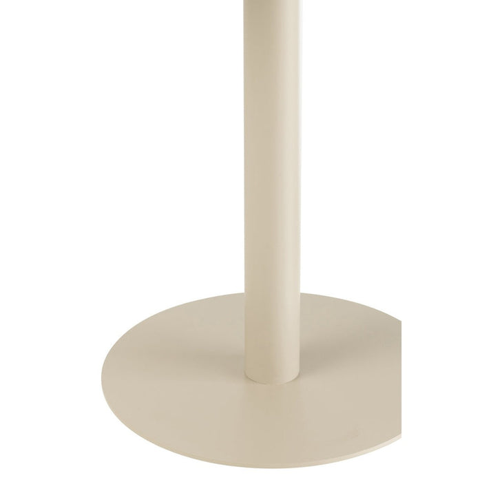 Bijzettafel Grijs Ijzer Rond 50 cm-Bijzettafels-J-Line