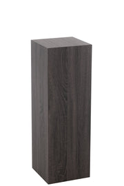 Bijzettafel Grijs Mdf Rechthoekig 30 cm 30x30x90 cm-Bijzettafels-J-Line
