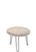 Bijzettafel Grijs Paulownia hout S 42 cm 42x47x40 cm-Bijzettafels-J-Line