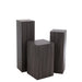 Bijzettafel Grijs Veneer Rechthoekig 30 cm 30x30x110 cm-Bijzettafels-J-Line