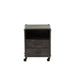 Bijzettafel Grijs ijzer 36 cm 35.5x45x57 cm-Ladenkasten-J-Line