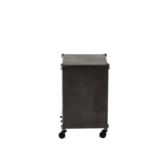 Bijzettafel Grijs ijzer 36 cm 35.5x45x57 cm-Ladenkasten-J-Line