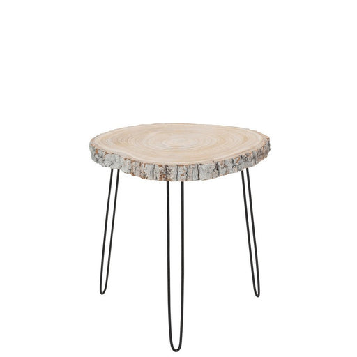 Bijzettafel Grijs ijzer L 50 cm 50x55x59 cm-Bijzettafels-J-Line