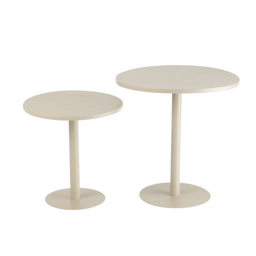 Bijzettafel Grijs ijzer Rond 50 cm 50x50x40 cm-Bijzettafels-J-Line