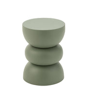 Bijzettafel Groen Ijzer 32 cm 32x32x43.5 cm-Bijzettafels-J-Line