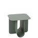 Bijzettafel Groen Metaal Vierkant 40 cm 40x43.6x39 cm-Bijzettafels-J-Line