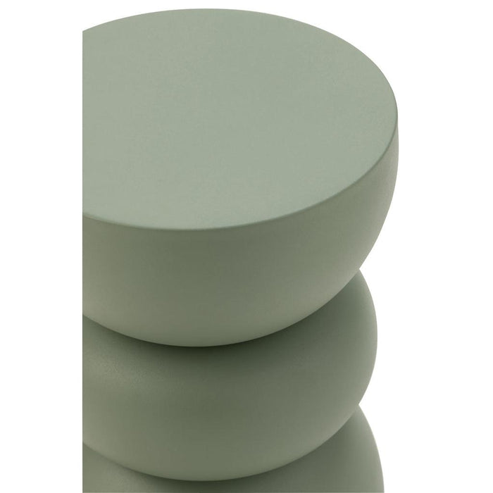 Bijzettafel Groen ijzer 32 cm 32x32x43.5 cm-Bijzettafels-J-Line