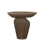 Bijzettafel Harshad Mangohout Bruin 35x55 cm-Bijzettafels-PTMD