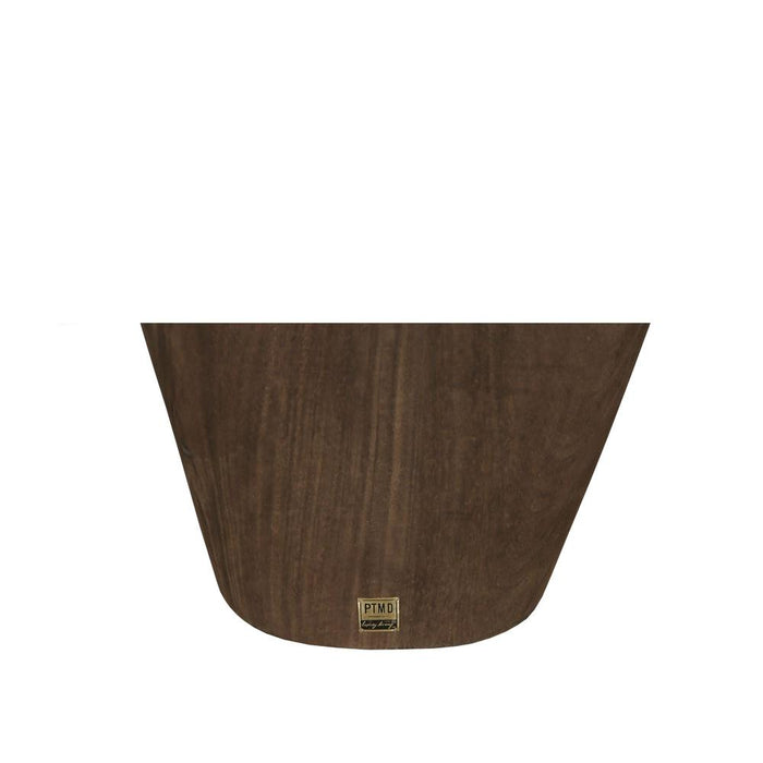 Bijzettafel Harshad Mangohout Bruin 35x55 cm-PTMD