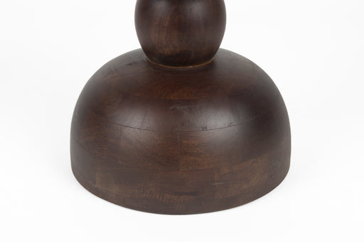 Bijzettafel Izzy Mango hout Bruin 30x30 cm-Bijzettafels-Creating Home
