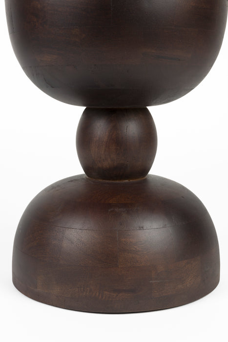 Bijzettafel Izzy Mango hout Bruin 30x30 cm-Bijzettafels-Creating Home