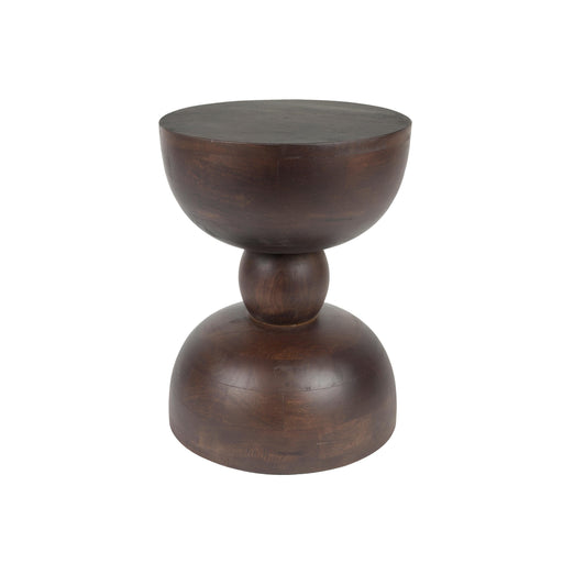 Bijzettafel Izzy Mango hout Bruin 30x30 cm-Bijzettafels-Creating Home