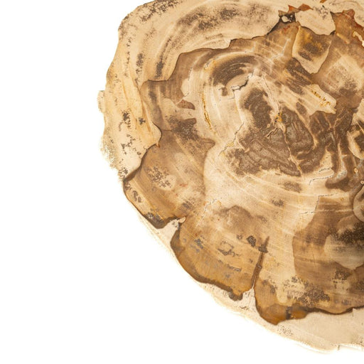 Bijzettafel Jisse Versteend Hout Beige 35x30 cm-Bijzettafels-PTMD
