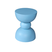 Bijzettafel Jon Blauw Mangohout 30 cm 30x30x40 cm-Bijzettafels-Starfurn