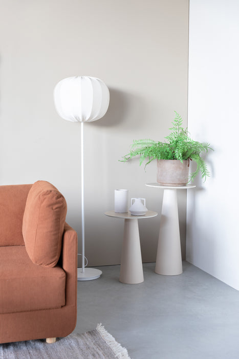Bijzettafel Joya High Ceramics Beige Ø40x70 cm-Bijzettafels-Creating Home